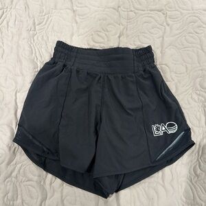 Black Women's Lululemon Athletic Hotty Hot Shorts